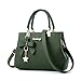 Fantastic Zone Women Handbags Fashion Handbags for Women PU Leather Shoulder Bags Messenger Tote Bags Army Green