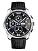 CakCity Men's Military Watches Business Waterproof and Stopwatch,Sport Watch with Black Leather Large Dial