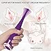 G-Spot Vibrator, Enlove, Clitoral Nipple Vagina Silicone Vibrator with 10 Rotating Vibration Modes, Waterproof Adult Sex Toys for Women Female Ejaculation and Couples Play, Purple