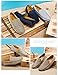 UNN Mens Loafers Casual Boat Shoes Genuine Leather Slip On Driving Moccasins Hollow Out Breathable Flats