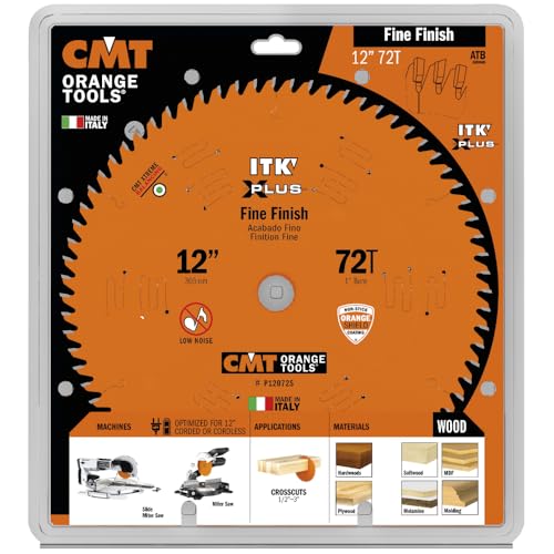 CMT Orange Tools P12072S - ITK Plus Finish Sliding Compound Blade HW photo 8
