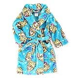 Frozen Elsa Anna Little Girls Plush Fleece Bathrobe Robe
