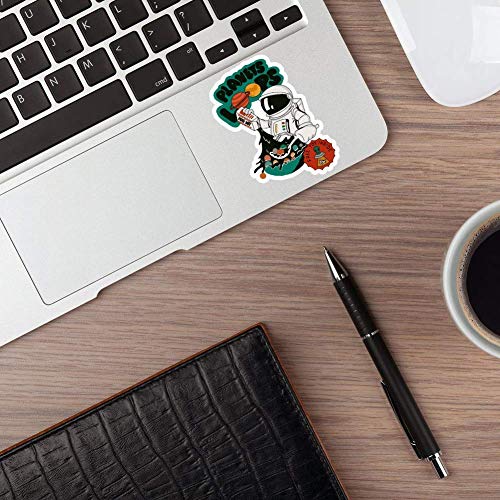 FNGEEN 112pcs NASA Space Explorer Stickers Pack for Water Bottle Laptop,Waterproof Vinyl Stickers Bomb, Space Gifts for Adults Teens Boys Psychedelic Stickers for Skateboard Decals - Image 8