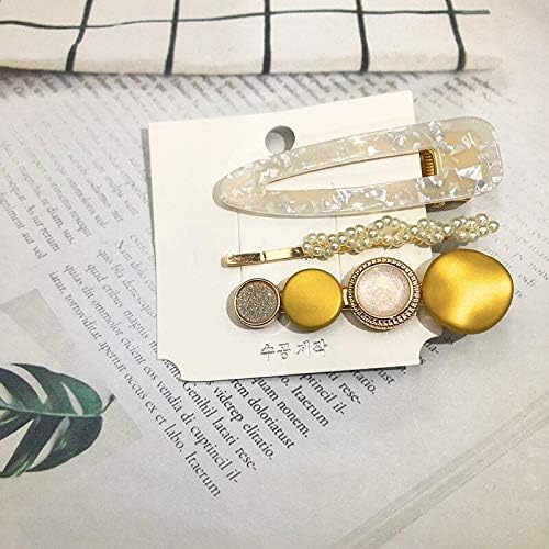 Amazon Toyアクリルヘアクリップ女性ガールマカロンカラーバレッタ韓国風ヘアピン合金 ヘアピン手作りインヘアアクセサリーヘアクリップ 大 バレッタ クリップ 通販