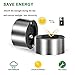 SURSUNNY Solar Lights Outdoor [16pack]- Solar Powered Pathway Lights Outdoor- Bright White -Waterproof Outdoor Landscape Lighting For Lawn/Patio/Yard/Walkway/Driveway (Stainless Steel)
