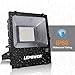 LEPOWER 2 Pack 150W LED Flood Light Outdoor, 11000lm Super Bright Work Lights with Plug, 6000K White Light, IP66 Waterproof Outdoor Floodlights Fixtures for Garage, Playground, Basketball Court,Yard