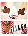 Christmas Reindeer Wine Bottle Cover, 2Pcs Knitted Ugly Sweater Covers for Christmas Decorations
