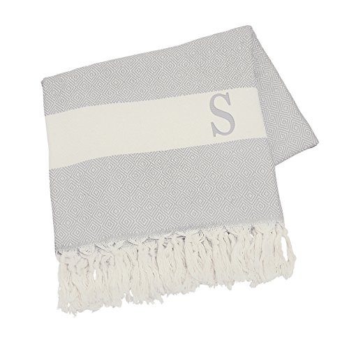 Cathy s concepts personalized turkish throw, letter s, …