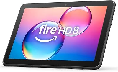 Amazon Fire HD 8 Tablet 8" HD Display 64 GB 4 GB RAM 2024 with Ads Black