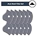Sleebas Set of 12 Activated Carbon Filters, 5 Layers Filtration Exhaust Gas Anti Pollen Allergy Dust Mask Replacement Filter for Mesh or Neoprene Dust Mask (12 PCS)