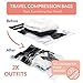 Travel Compression Bags - Compression Packing Bags for Women - Pack in Carry On