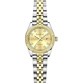 Szaikyri Classic Watch for Women with Solid Stainless Steel Band and Calendar Water Resistant