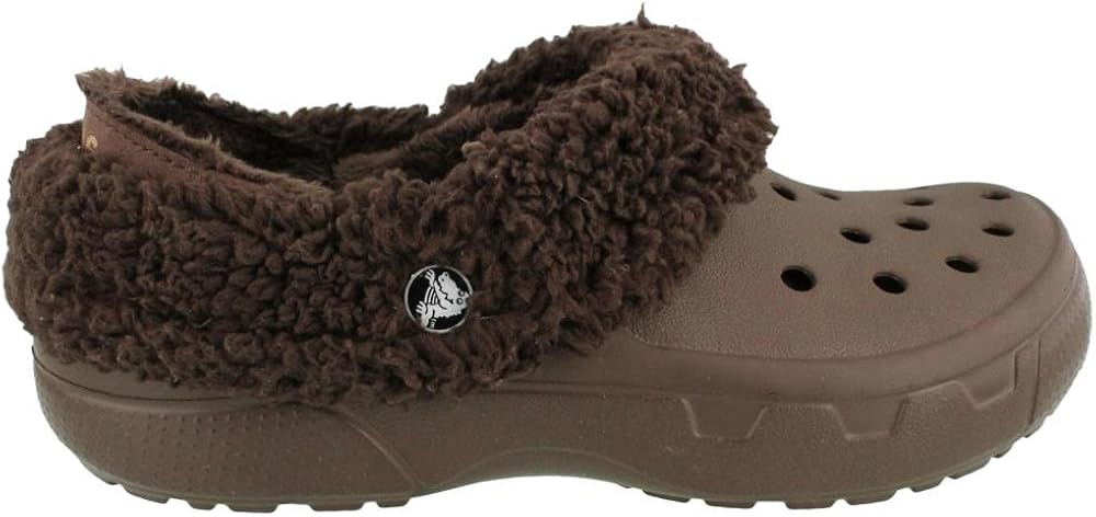 fleece lined crocs white