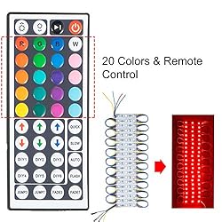 Happybuy Storefront Lights RGB SMD5050 20 Colors