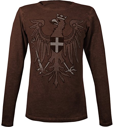 Musterbrand The Witcher Men Long-sleeve T-shirt Redanian Eagle Brown M