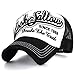 ililily Vintage Style Baseball Mesh Cap Snapback Trucker Hat(ballcap-797-1)