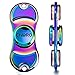 ChillPro Rainbow Fidget Spinner - Fidget Toy for Anxiety and ADHD - Premium Quality EDC Focus Toy for Kids & Adults - Best Stress Reducer, Giving Up Smoking Boredom and Relaxation Toy (Rainbow)