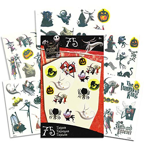 Nightmare Before Christmas Tattoos - 75 Temporary Tattoos ~ Jack Skellington, Sally, Oogie Boogie, and More!