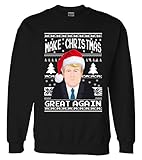 Sweater: Make Christmas Great Again Ugly Sweater Donald Trump 2016