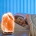Natural Himalayan Ionic Crystal Salt Lamps. Clear The Air, Lift Your Mood. Hand Carved Rock Products W/ Soft Amber Color. Sit Lamp on Wooden Base & Adjust Dimmer Switch For Purifying Romantic Light