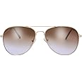 The Fresh Classic Metal Frame Oceanic Color Lens Aviator Sunglasses Gift Box