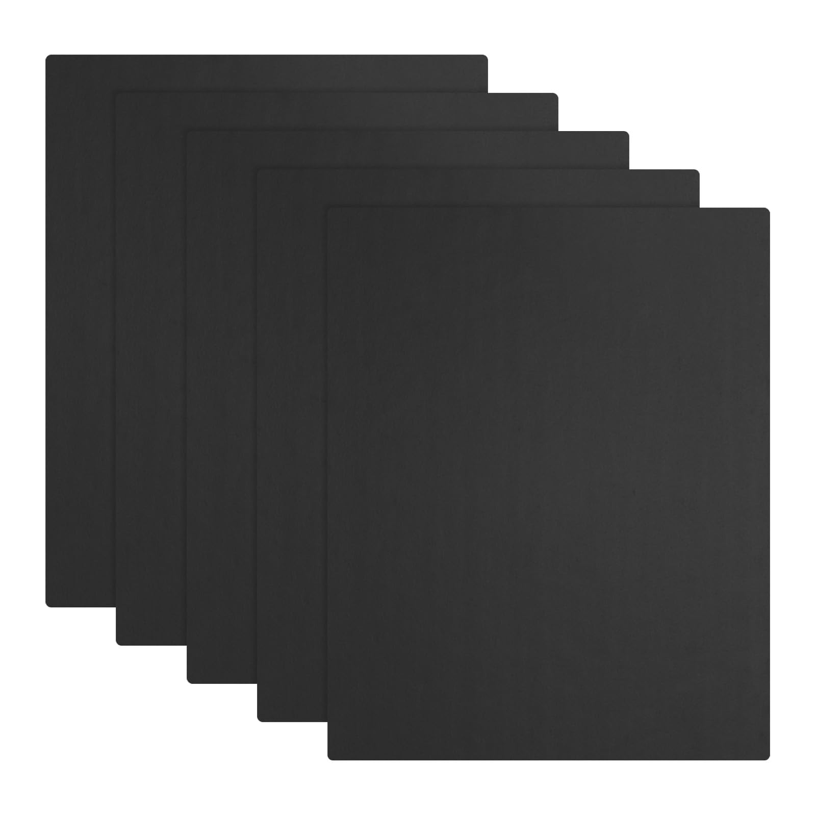 Rebower 5 PCS Black Foam Board 406 x 508 mm, Foam Boards 3.2mm Thick Foam Poster Board, [for Presentation Projects, Art Crafts, Poster Making]
