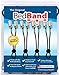 Bed Band Not Made in China. 100% USA Worker Assembled.. Bed Sheet Holder, Gripper, Suspender and Strap. Smooth any Sheets on any Bed. Sleep Better. Patented.,Black,1 Pack (4 Bands) primary