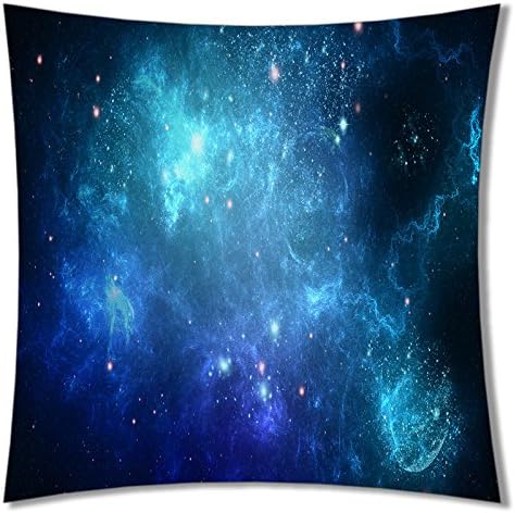 Decorative Throw Pillow Cover Cushion Case Custom New Style Home Decor Pillow Case Galaxy Space Universe Pillow Cover Zippered Pillow Cover Two Sides Printed 18X18 Inch