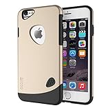 iPhone 6s Case, Slicoo® [Lifetime Warranty] Dual-layer TPU Rubber Protective Carrying Cover Case for iPhone 6 6s (4.7 inch) (Gold)