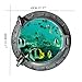 Hatop Submarine Portholes Wall Sticker Kids Coral Fish Boat Scuttles Decals Mural Art Nursery Home Decor (B)