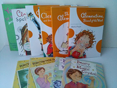 Series Mix for Girls: Clarice Bean Spells Trouble; You Must Be Joking Jenny; the Talented Clementine; Clementine Friend of the Week; Here Come the Brownies; Beanie and the Magic Crystal; Beanie and the Drenched Wedding (Book Sets for Kids : 3rd Grade - 4t