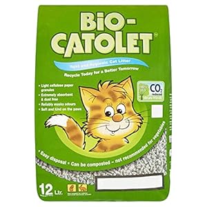 Bio-Catolet Light & Hygienic Recycled Paper Granules Cat Litter 12 Litre