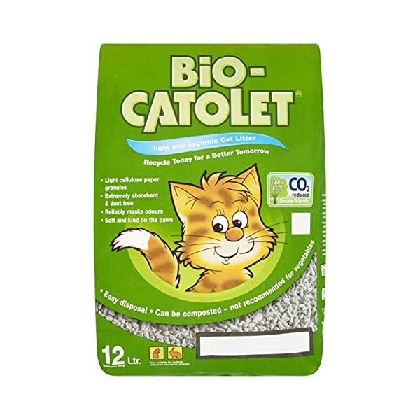 Bio-Catolet-Light-hygienic-Cat-Litter-12-L-Medium Bio-Catolet Light & Hygienic Recycled Paper Granules Cat Litter 12 Litre