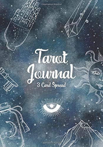 Tarot Journal Three Card Spread: Tarot Diary Recording & Interpreting Readings - 200 Page Fill In - 7x10 in- Star Notebook Matte Finish - Daily Draw 3 ... Spread Journal (Tarot Journal: 3 Card Spread)
