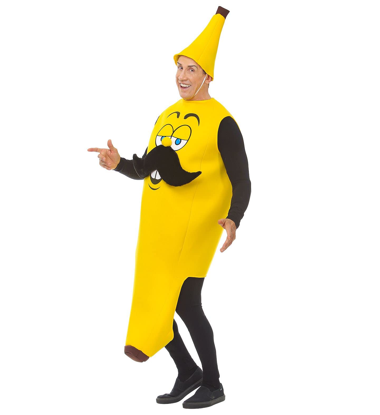 Widmann fancy dress costume Womens Ladies Mr Banana Adult Outfit