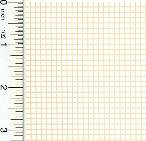 Handley House Dollhouse Miniature Small Wheat Check Tile Flooring