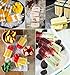 Popsicle Molds, Ouddy 10-Cavity Silicone Homemade Ice Pop Molds & A Silicone Funnel with 50 Pcs Wooden Sticks, Red