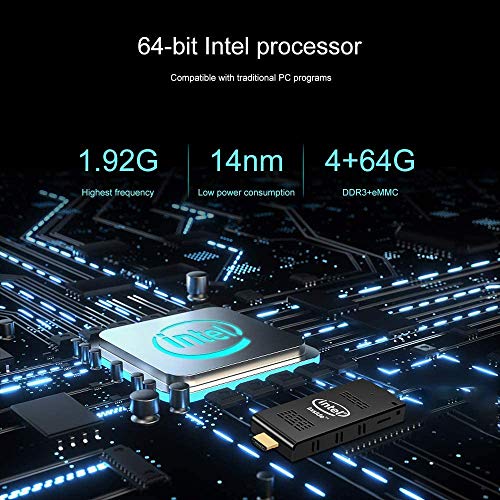 AIOEXPC PC Stick Mini Computer Stick with Intel Atom Z8350 & Windows 10