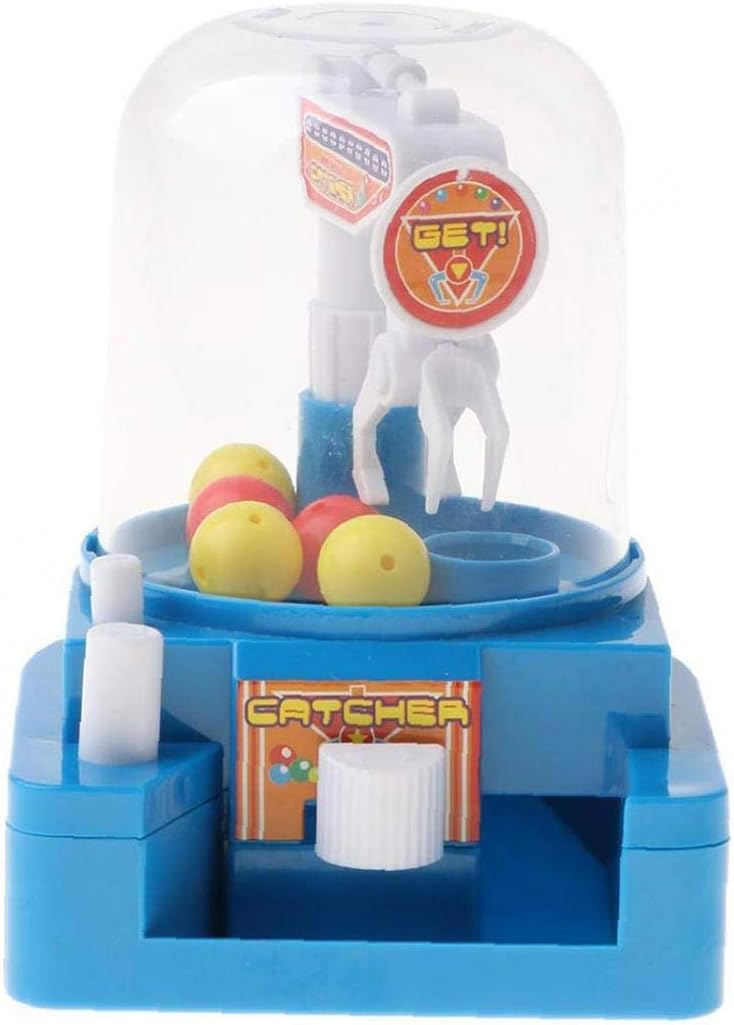 Mini Claw Game Toys Candy Grabber Catcher Balls Machine Grabber Toy For Children Blue 1Set