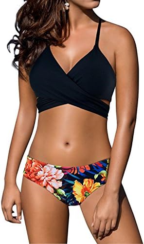 Women's sexy Swimwear Low waist Bandage Bikini Swimsuit 2 Piece