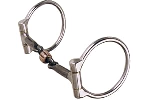 Reinsman 252 Offset Dee Snaffle with 3-Piece Copper Roller; Stage A