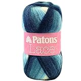 Patons Lace Yarn - (2) Fine Gauge  - 2.5 oz -  Porcelain -   For Crochet, Knitting & Crafting