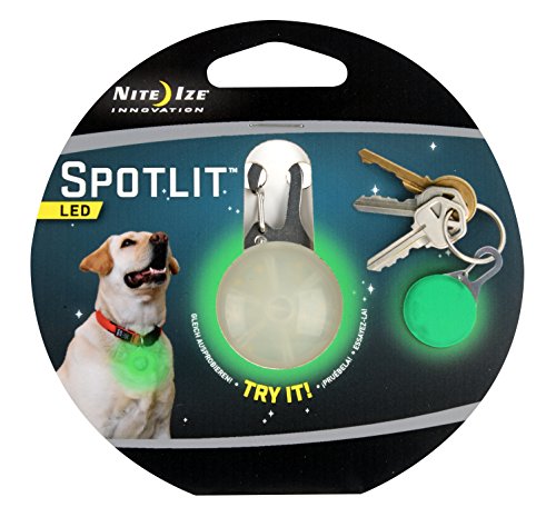 Nite Ize SpotLit Clip-On LED Light with Carabiner, Weather Resistant