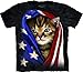 The Mountain Men's the Patriotic Kitten Adult T-Shirt, Black, X-Large