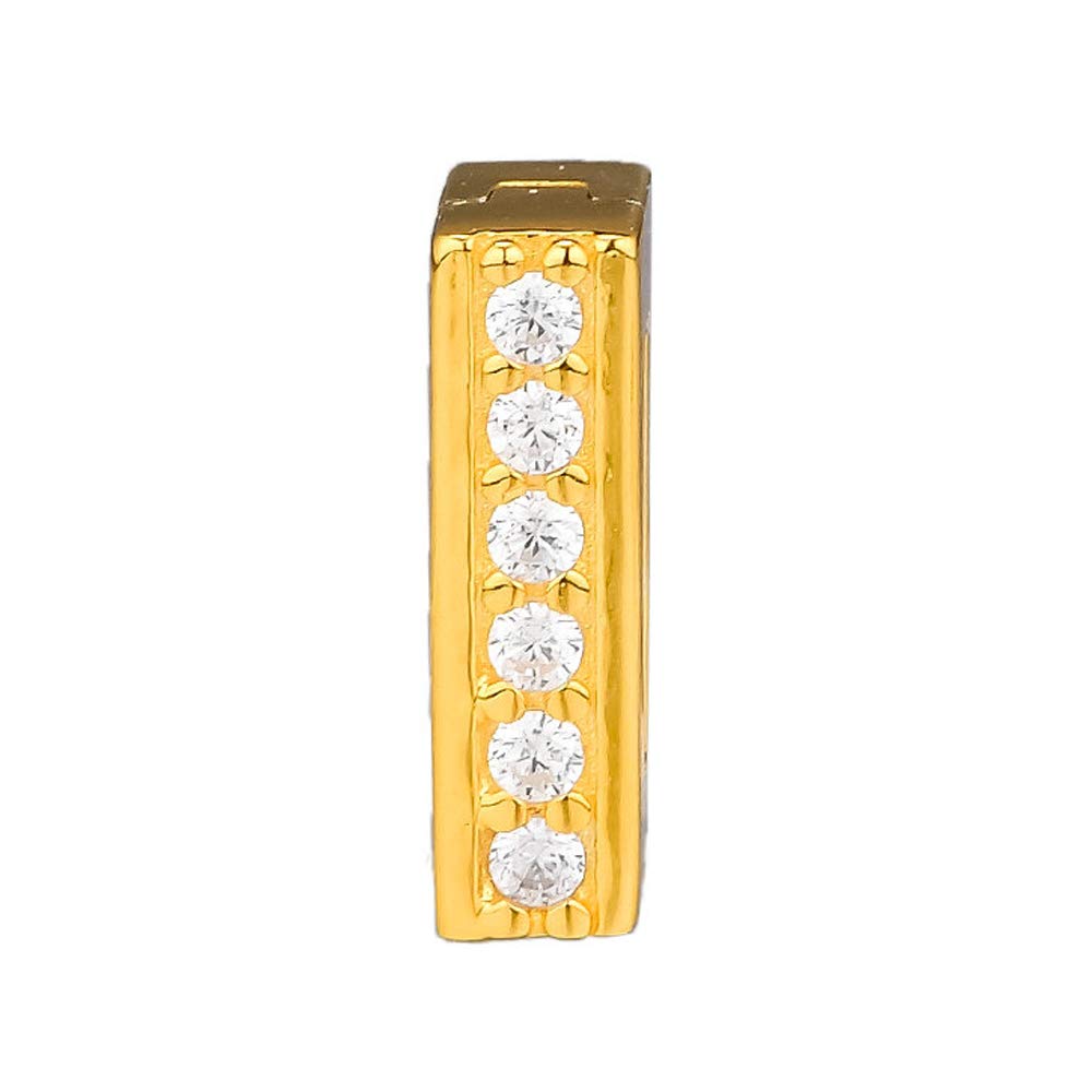 PANDOCCI 2018 Autumn Yellow Gold Reflexions Timeless Sparkle Clip 925 Silver DIY Fits for Original Pandora Bracelets Charm Fashion Jewelry