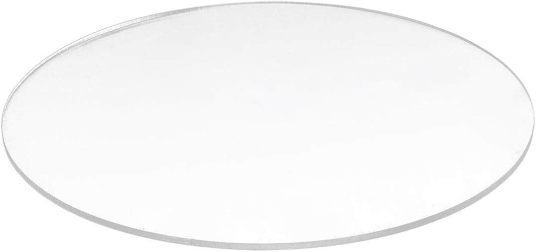 large selection Acrylic round Disc SODIAL(R)Transparent 3mm thick