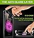 iPhone 6S Screen Protector, G-CASE 0.15mm Tempered Glass Screen Protector Full Coverage Anti-Glare Blue Light Eye Protected Easy Installation 4.7 Inch- White (1 Pack)