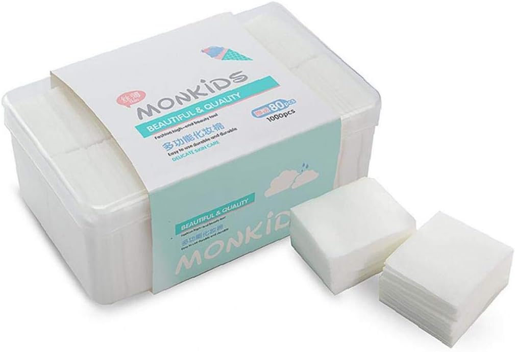 1000pcs Soft Makeup Cotton Pads Lint Free Wipes for Removing Face Eyes