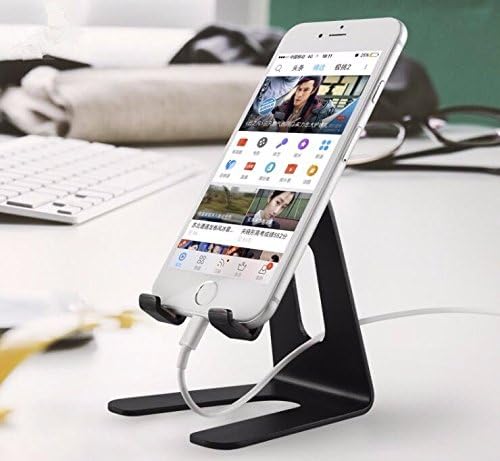 Cell Phone Case Stand Cell phone holder for desk,office,and home (Black)