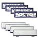 Amyehouse 14-pack High Performance Filters Accessories Compatible with all Neato Botvac Robotics 70e 75 80 85 & D Series D75 D80 D85 & Connected D3 D4 D5 D6 D7 D8 D9 Vacuum Robot Replacement Parts